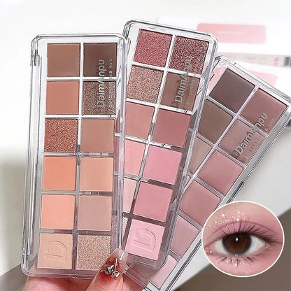 12-Color Matte & Shimmer Eyeshadow Palette