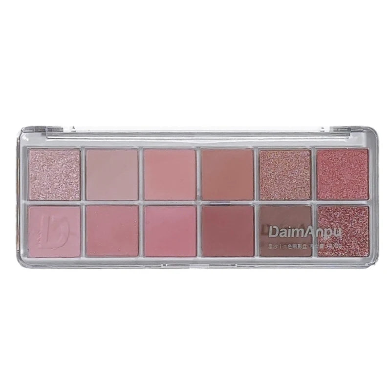 12-Color Matte & Shimmer Eyeshadow Palette