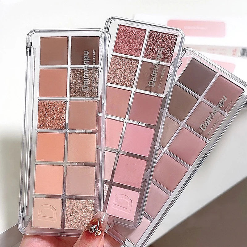 12-Color Matte & Shimmer Eyeshadow Palette