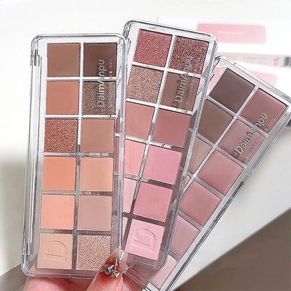 12-Color Matte & Shimmer Eyeshadow Palette