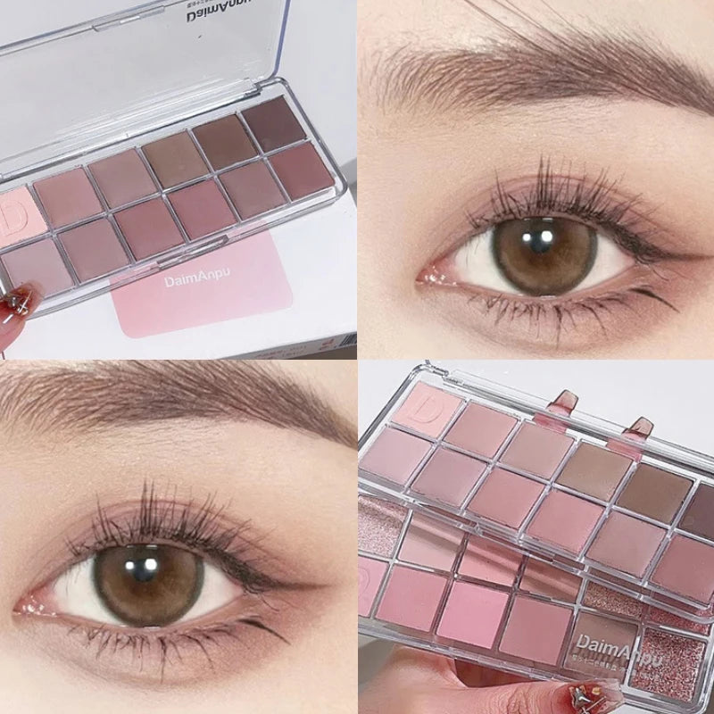 12-Color Matte & Shimmer Eyeshadow Palette