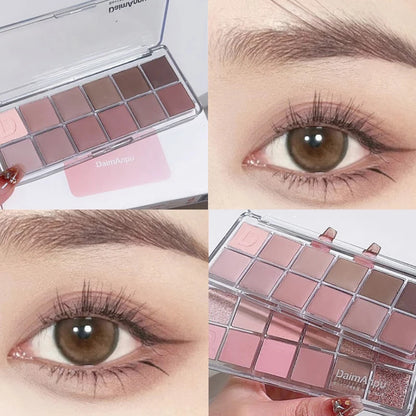 12-Color Matte & Shimmer Eyeshadow Palette