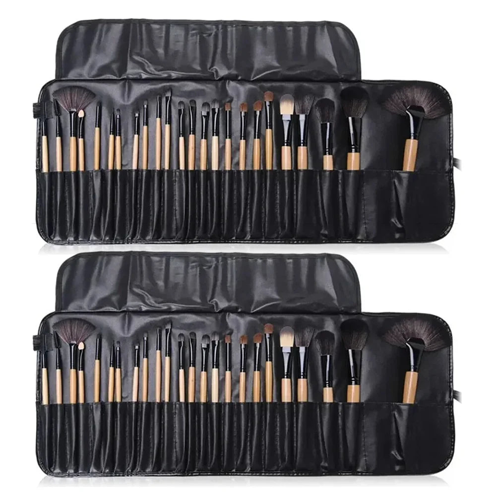 24-Piece Professional Makeup Brush Set