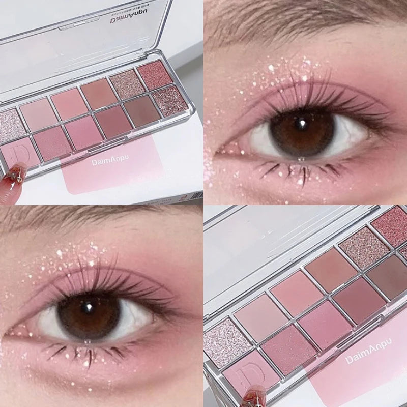 12-Color Matte & Shimmer Eyeshadow Palette