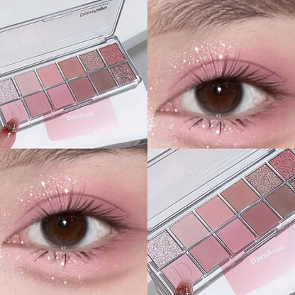 12-Color Matte & Shimmer Eyeshadow Palette