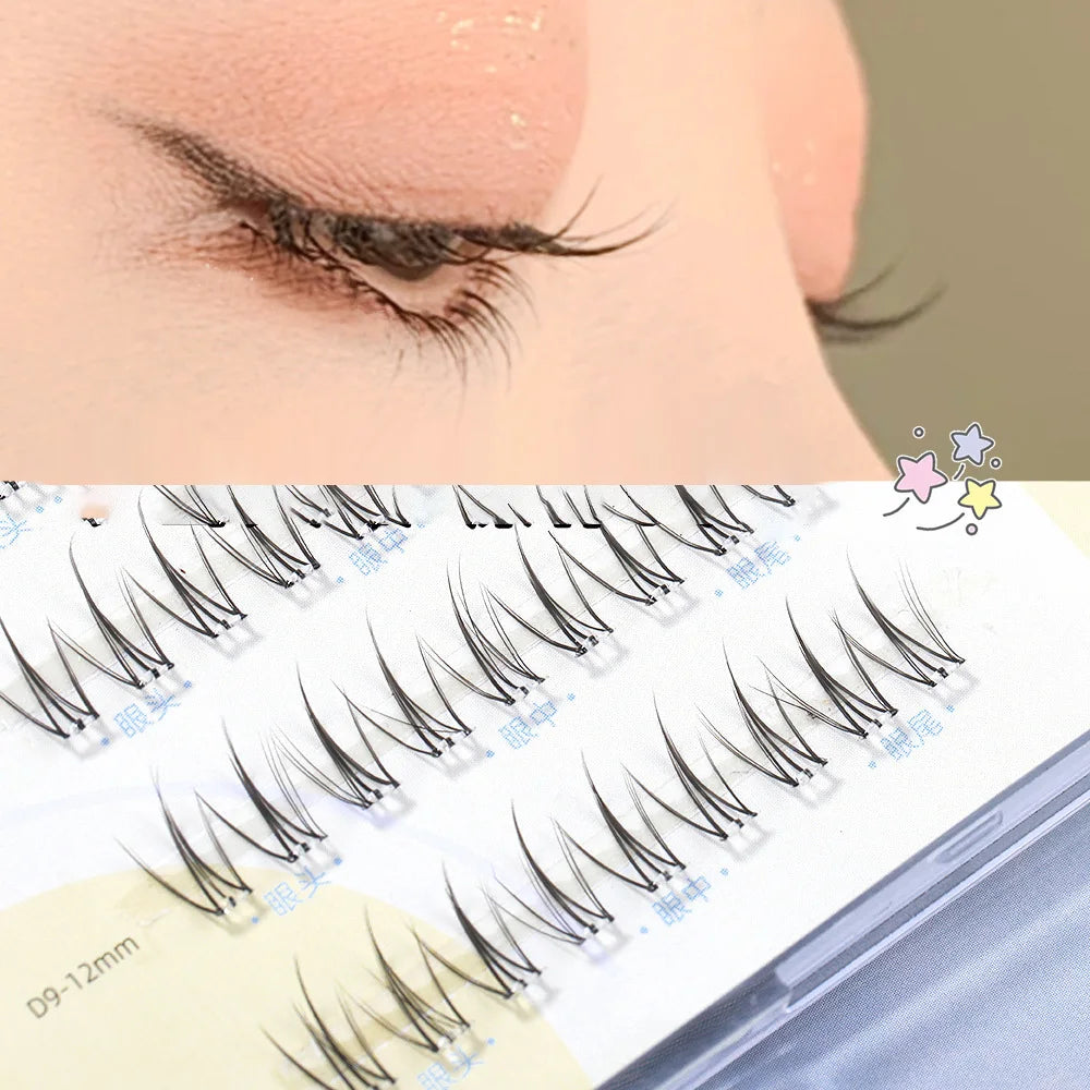 Natural Glue-Free Cluster Lashes