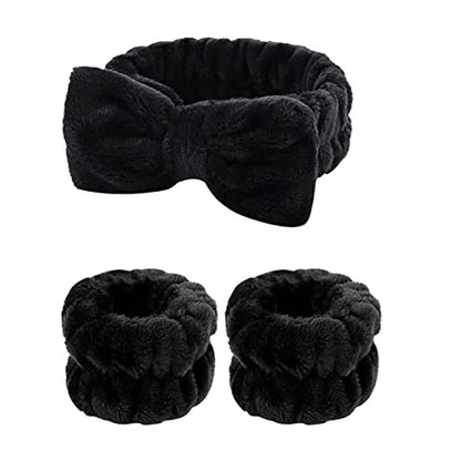 Face Wash Headband & Wristbands Set