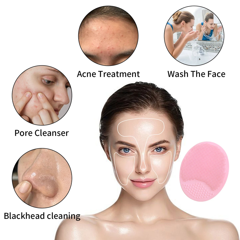 Mini Silicone Face Cleansing Brush