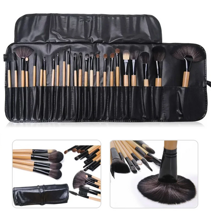 24-Piece Professional Makeup Brush Set