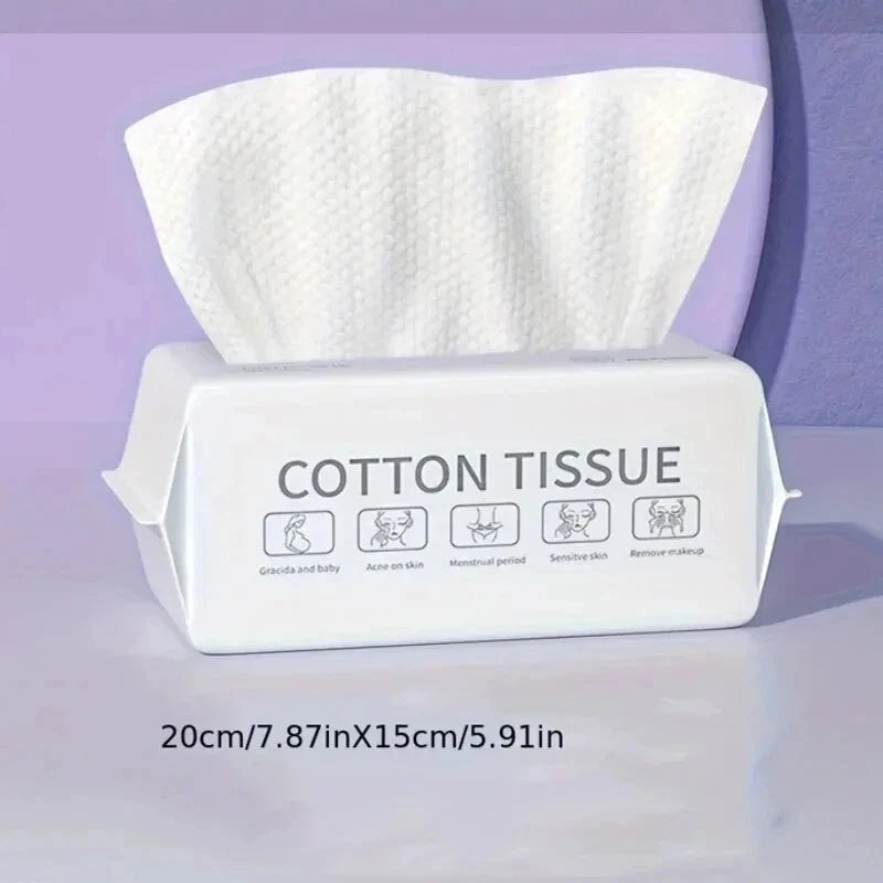 Soft Disposable Cotton Face Towels – 50pcs