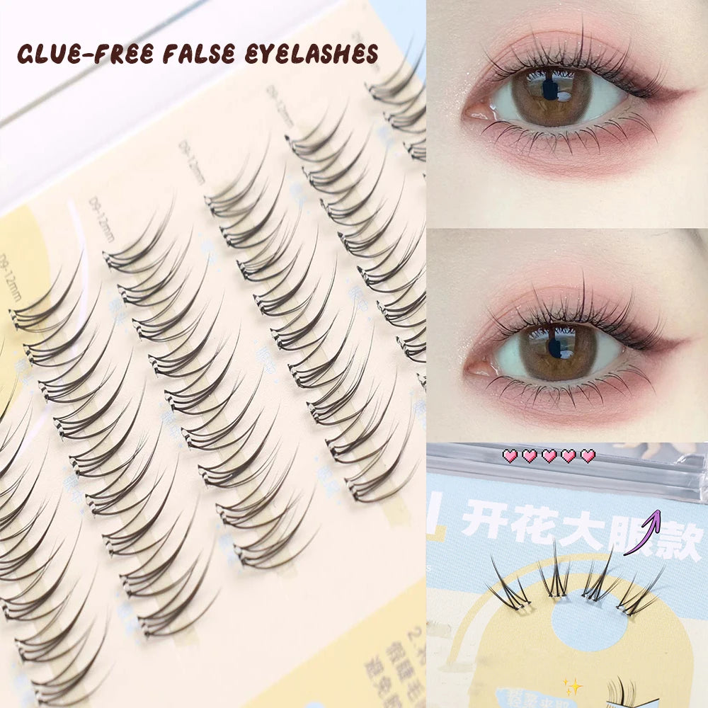 Natural Glue-Free Cluster Lashes