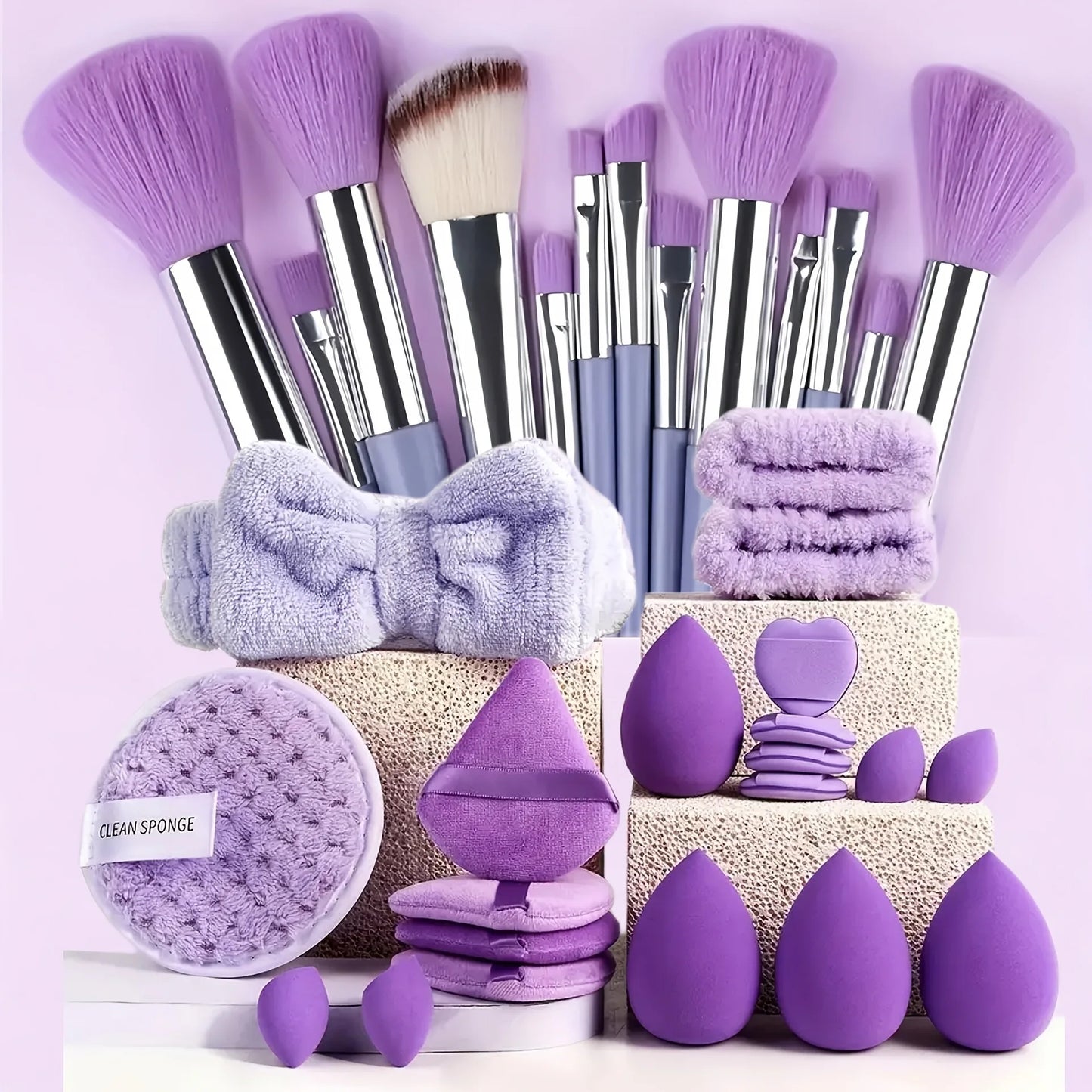 33 Piece Makeup Brush Set