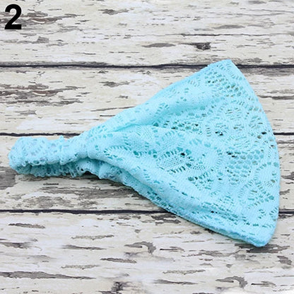 Elegant Wide Lace Headband for Women